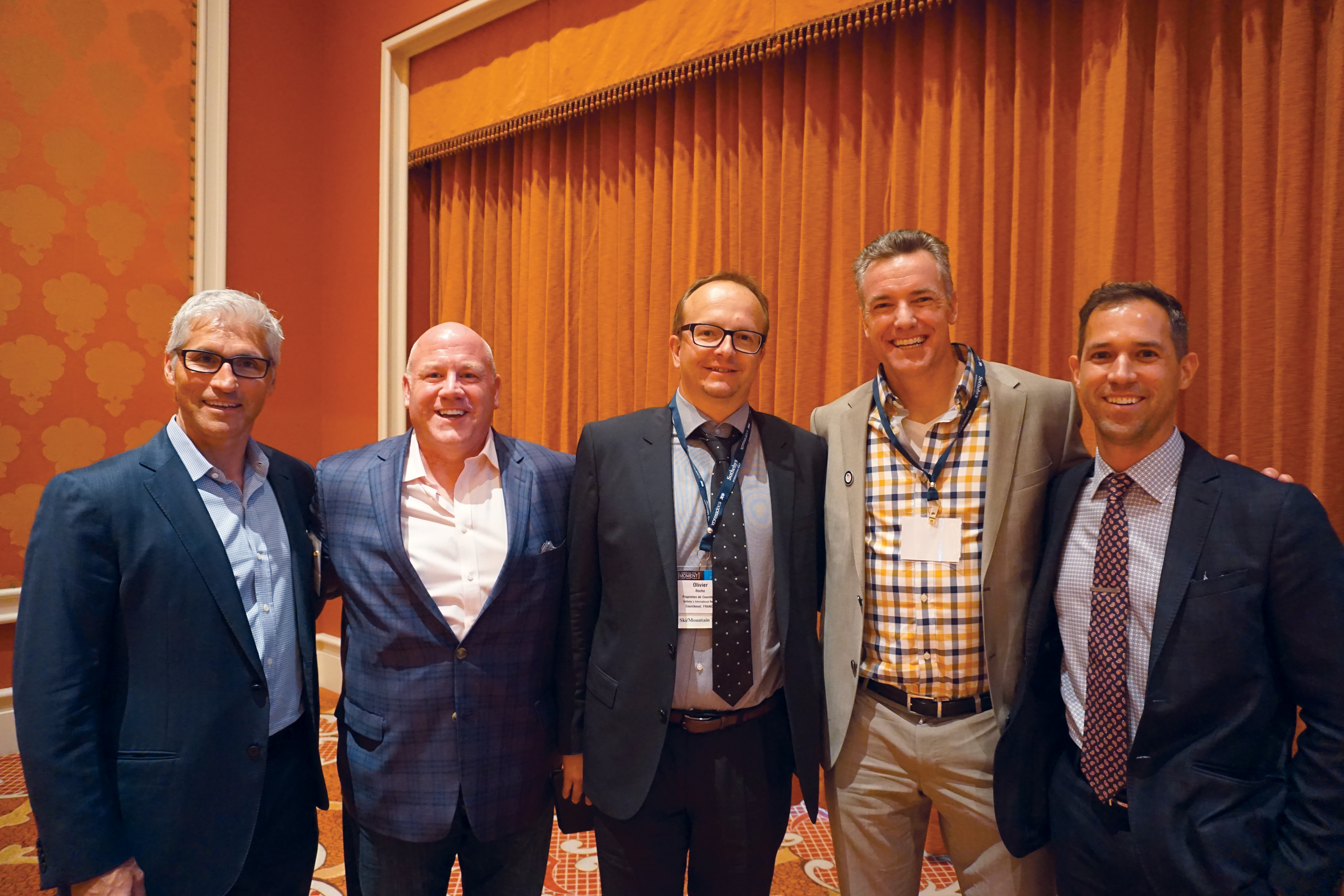 Tye Stockton, LIV Sotheby's International Realty (left), and other panelists of the Ski Mountain Town Sphere at the 2016 Global Networking Event.