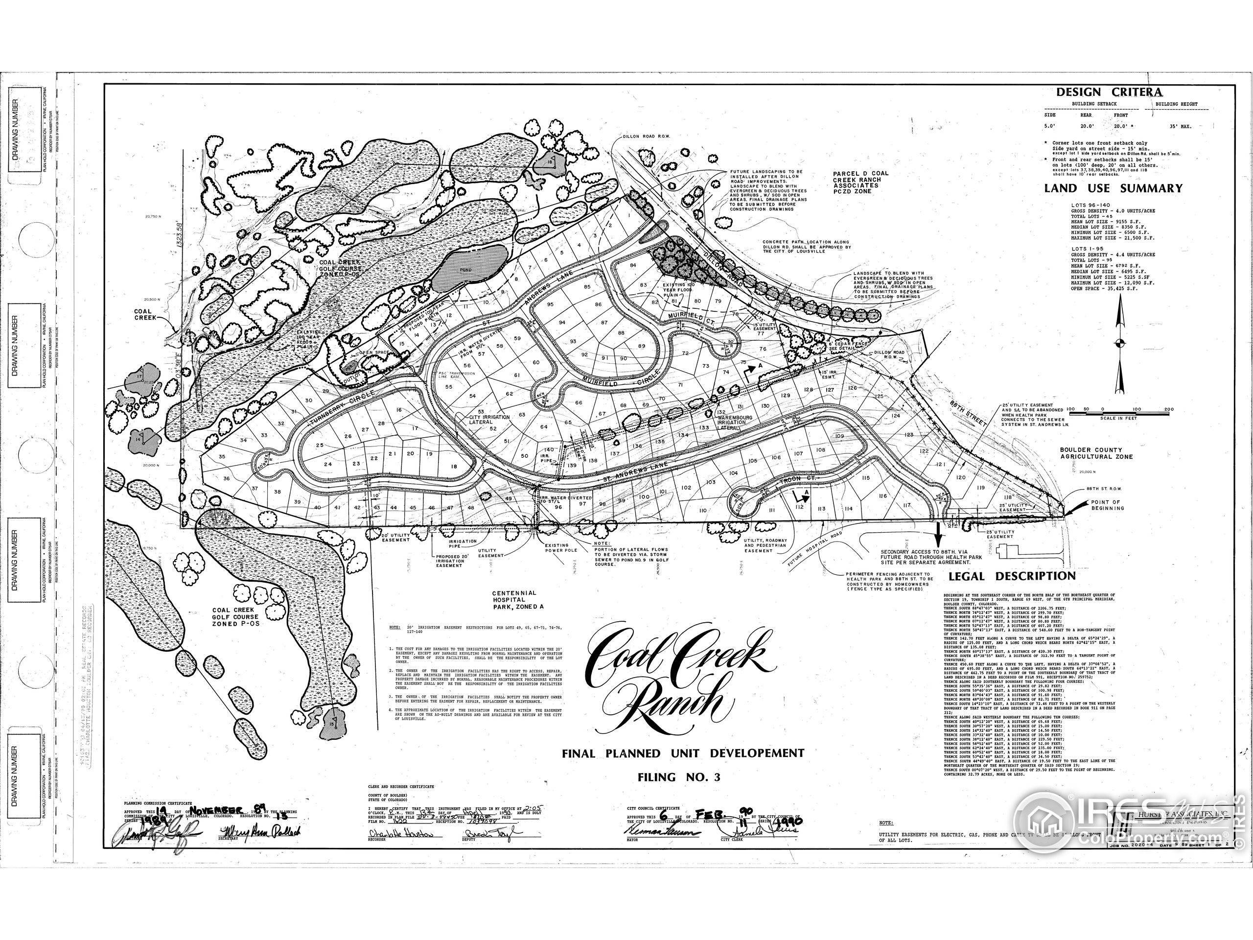 8. Land for Active at 494 Muirfield Circle Louisville, Colorado 80027 United States