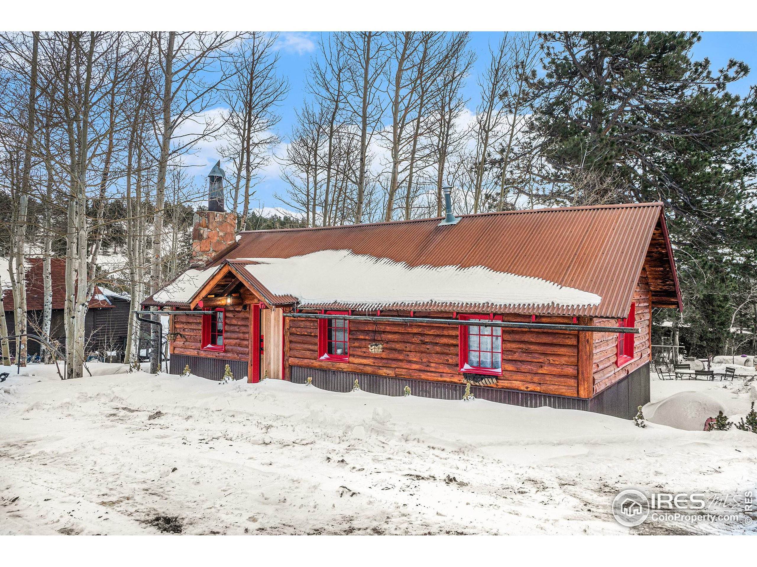 20. Single Family Homes for Active at 17 Ski Road Allenspark, Colorado 80510 United States