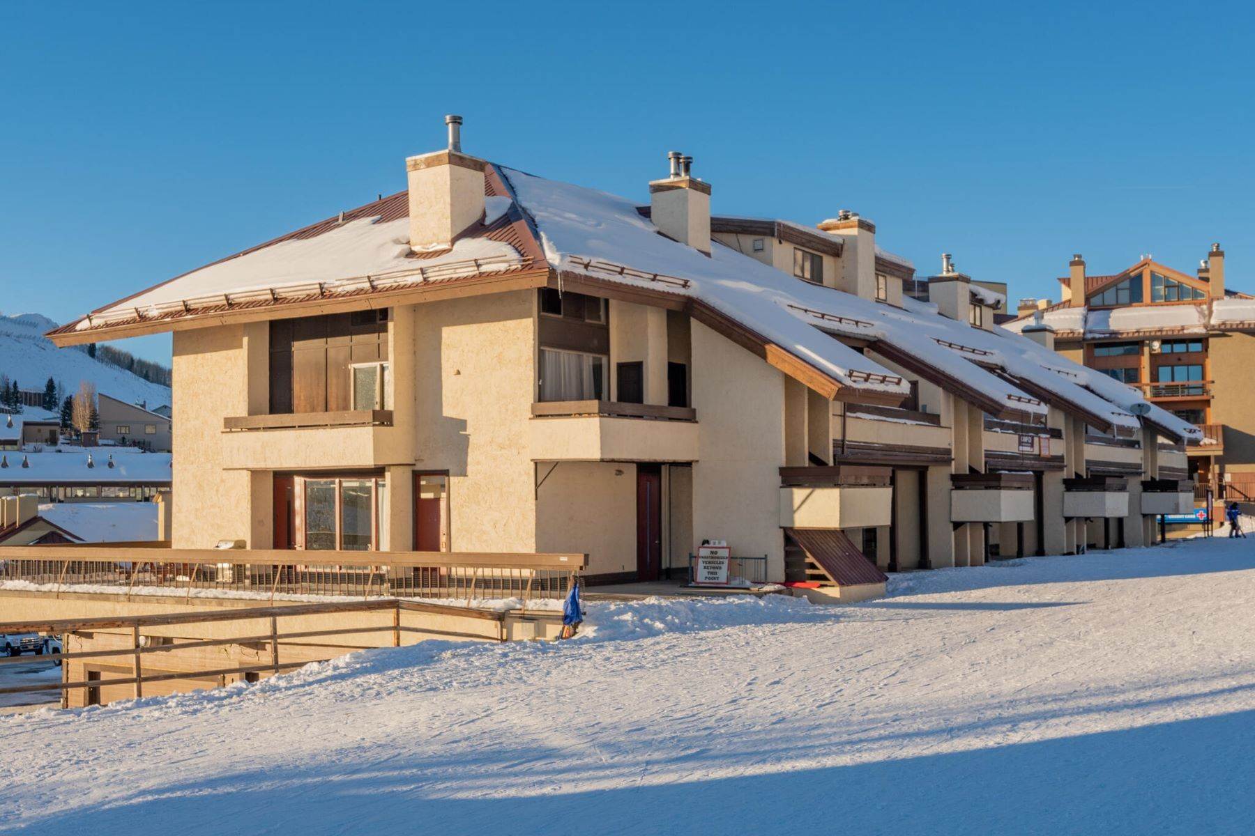 Condominiums for Active at Ski-in, Ski-out Condo in Mt. Crested Butte 14 Snowmass Road, Unit 301 Mount Crested Butte, Colorado 81225 United States