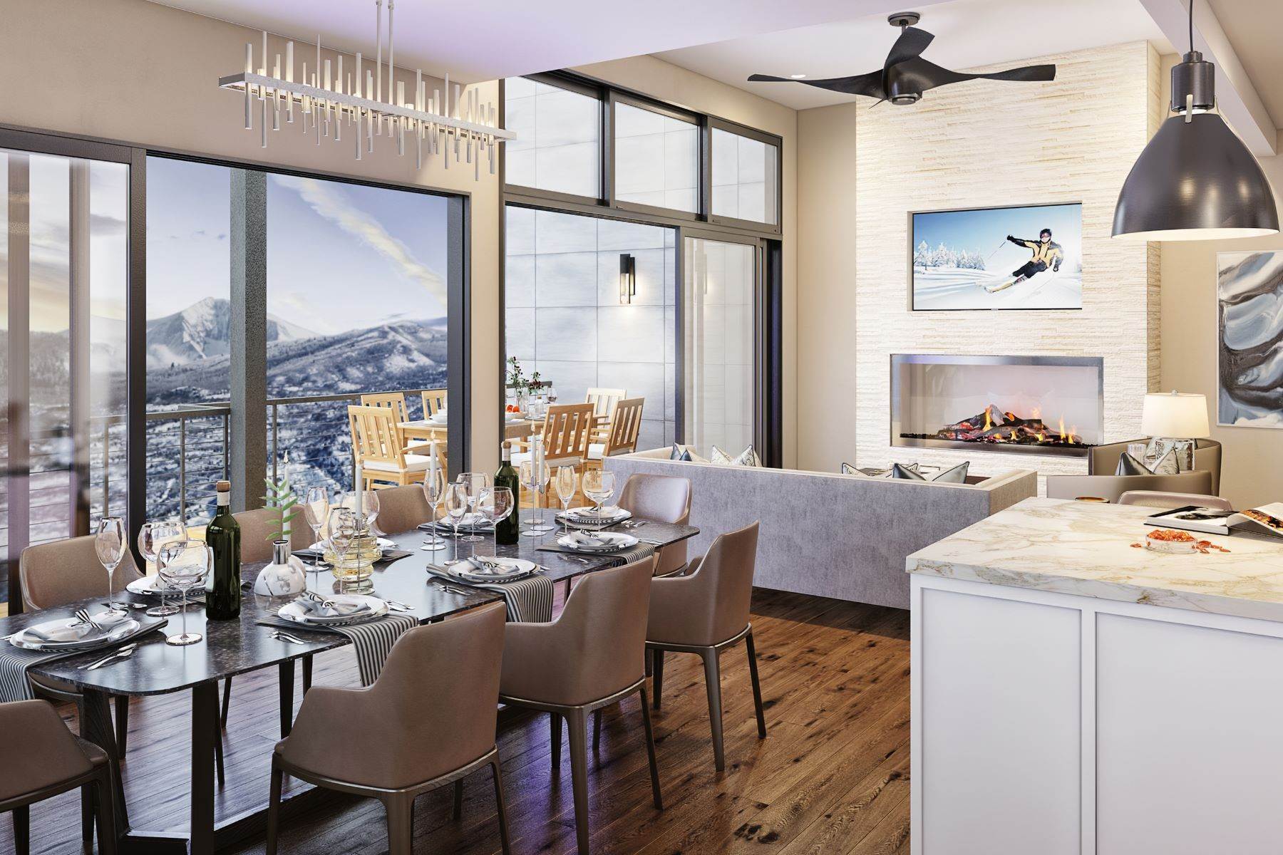 2. Townhouse for Active at Mountain Contemporary Townhome 242 Overlook Ridge Carbondale, Colorado 81623 United States