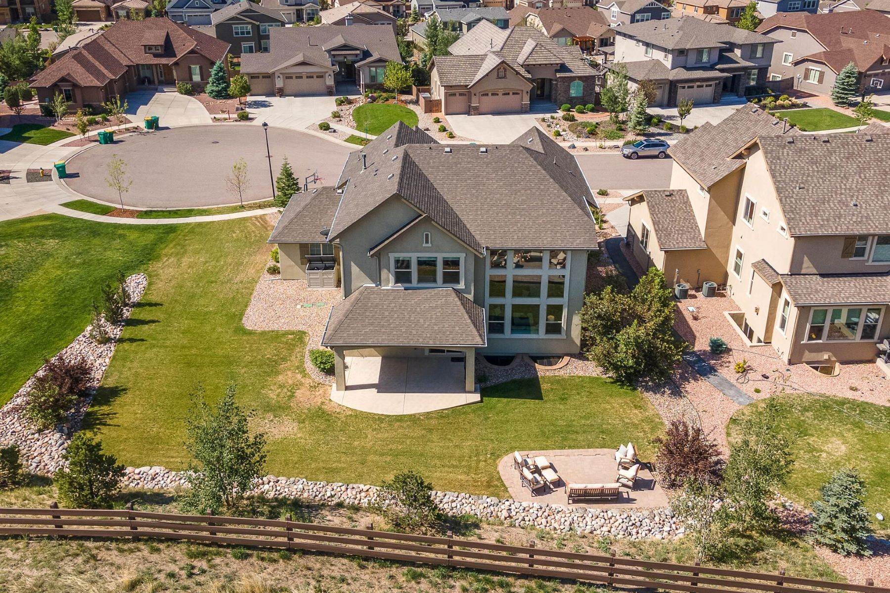 10. Single Family Homes for Active at Ease-filled life awaits with this semi-custom home backing to a greenbelt 5270 Fraser Valley Lane Colorado Springs, Colorado 80924 United States