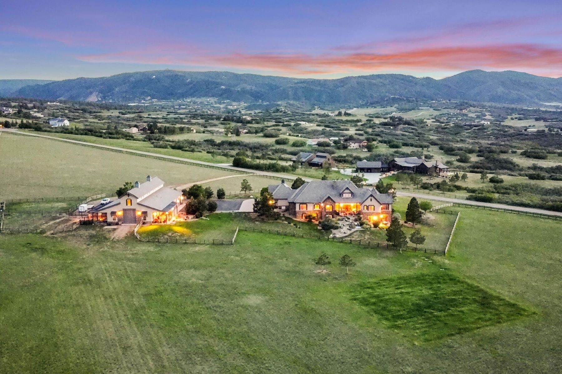2. Single Family Homes for Active at Exceptional Custom Estate 2668 Bears Den Drive Sedalia, Colorado 80135 United States