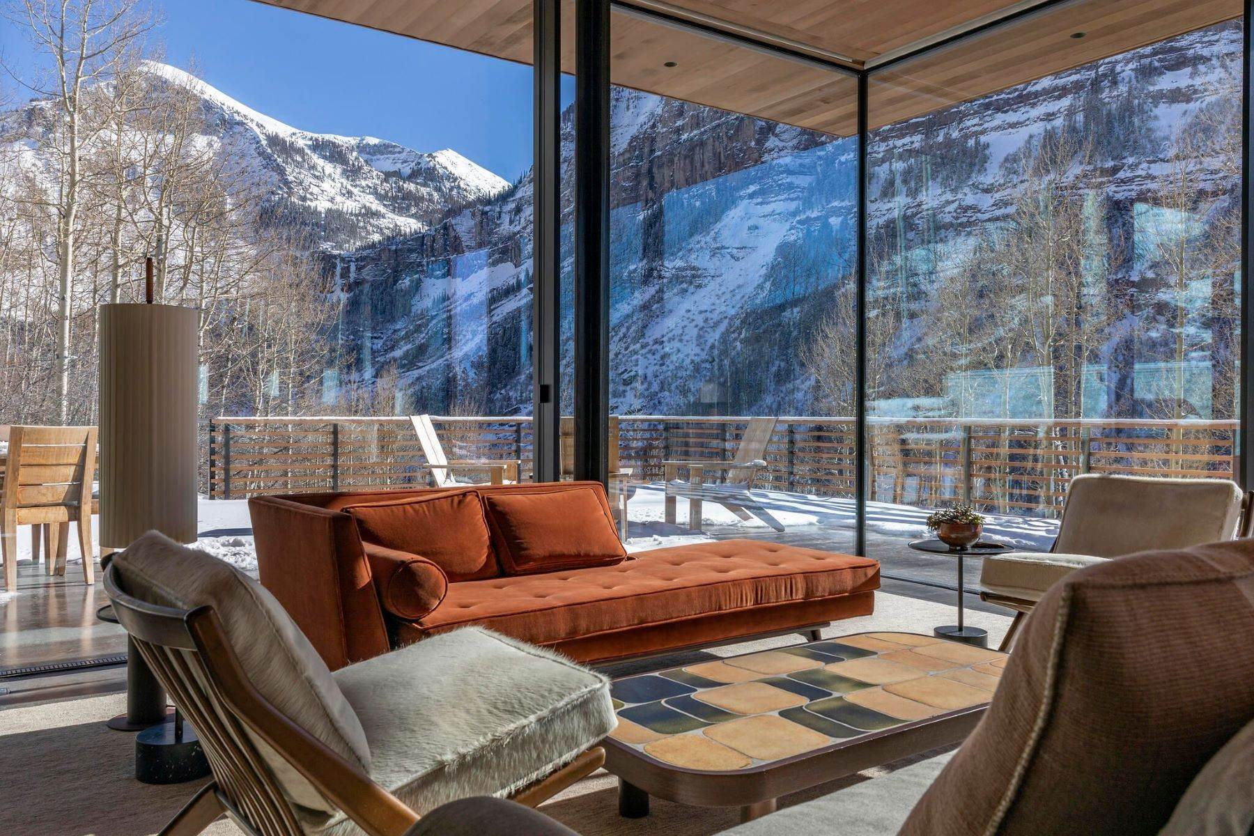 8. Single Family Homes for Active at An Extraordinary Retreat in the Heart of Telluride's Iconic Box Canyon 300 Royer Lane Telluride, Colorado 81435 United States