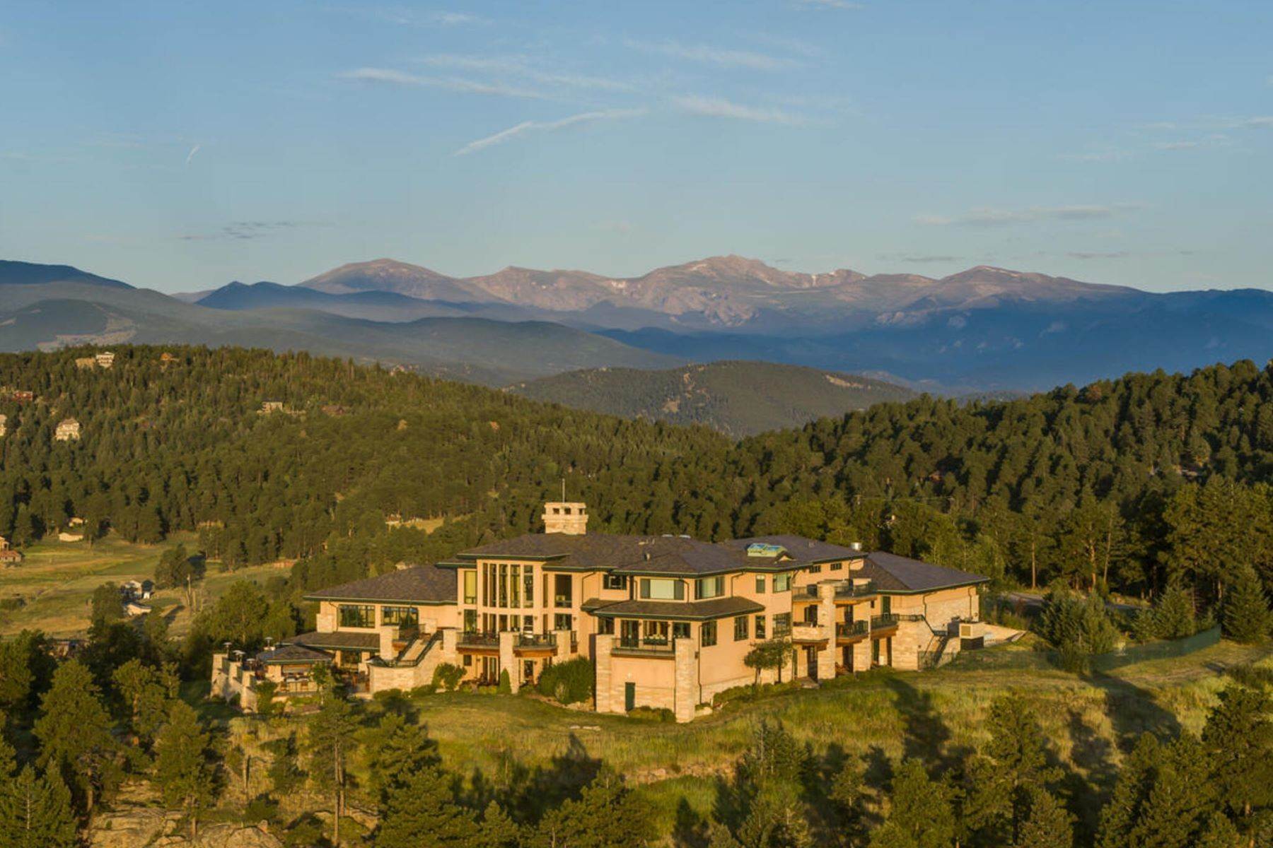50. Single Family Homes for Active at A Uniquely Empowered and One-of-a-Kind Mountaintop Estate! 24503 Chris Drive Evergreen, Colorado 80439 United States