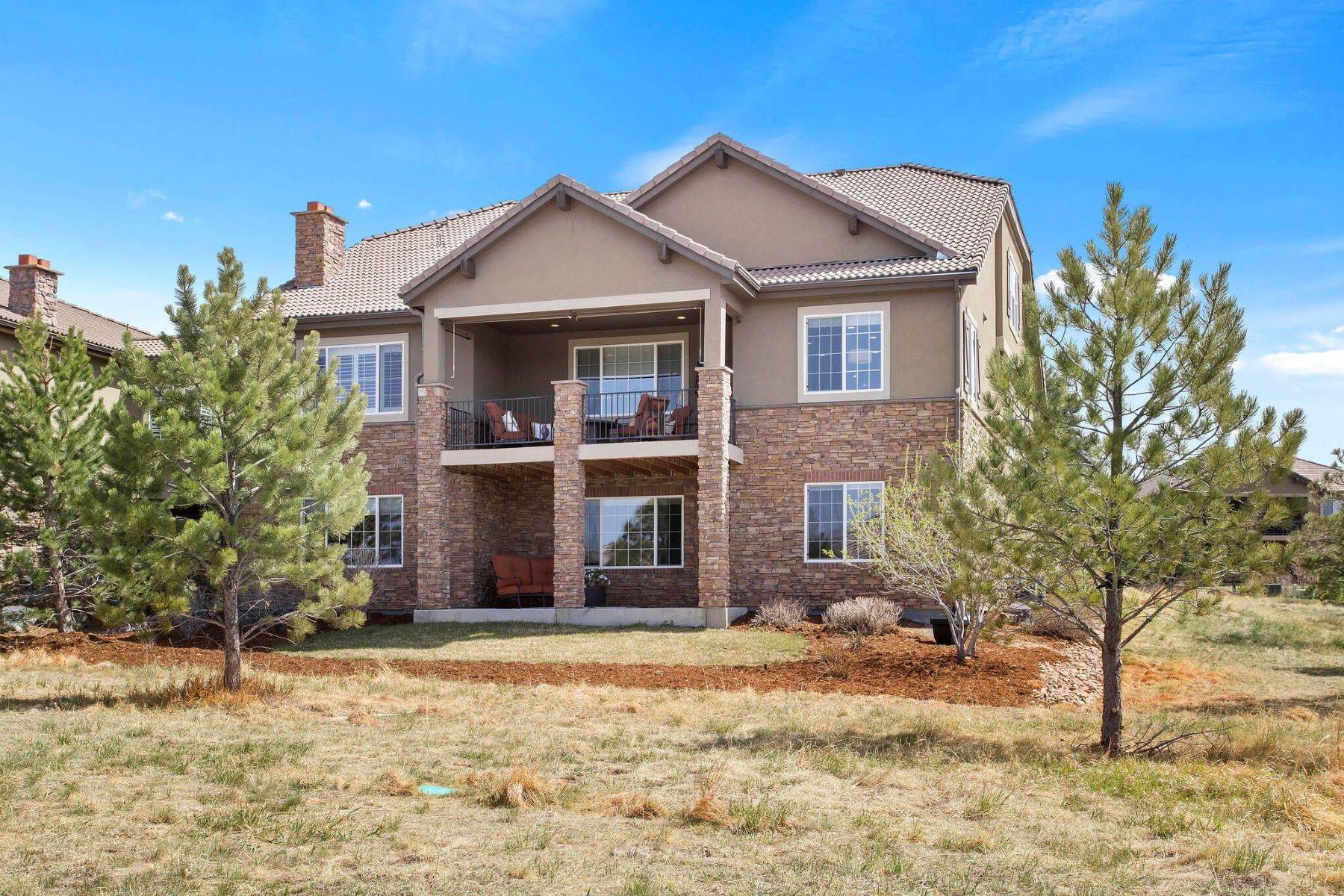3. Single Family Homes for Active at Mountain contemporary home, designed with indoor outdoor living in mind! 5143 Le Duc Court Castle Rock, Colorado 80108 United States