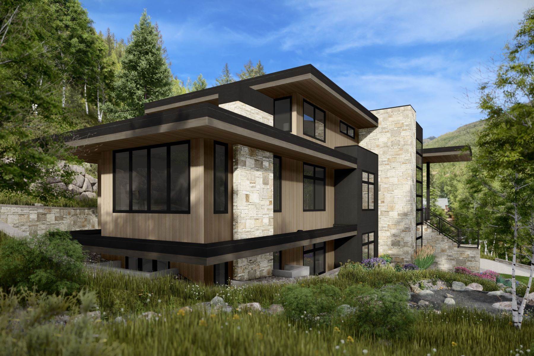 29. Single Family Homes for Active at Backing up to national forest and with gorgeous views 5002 Snowshoe Lane Vail, Colorado 81657 United States