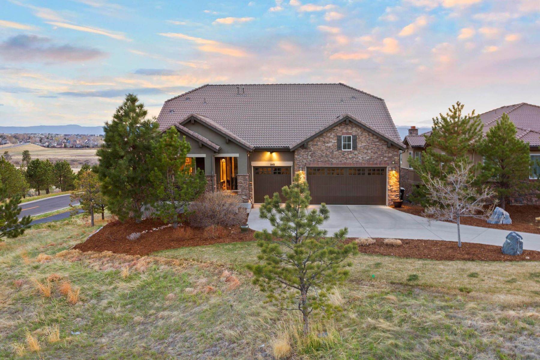 2. Single Family Homes for Active at Mountain contemporary home, designed with indoor outdoor living in mind! 5143 Le Duc Court Castle Rock, Colorado 80108 United States