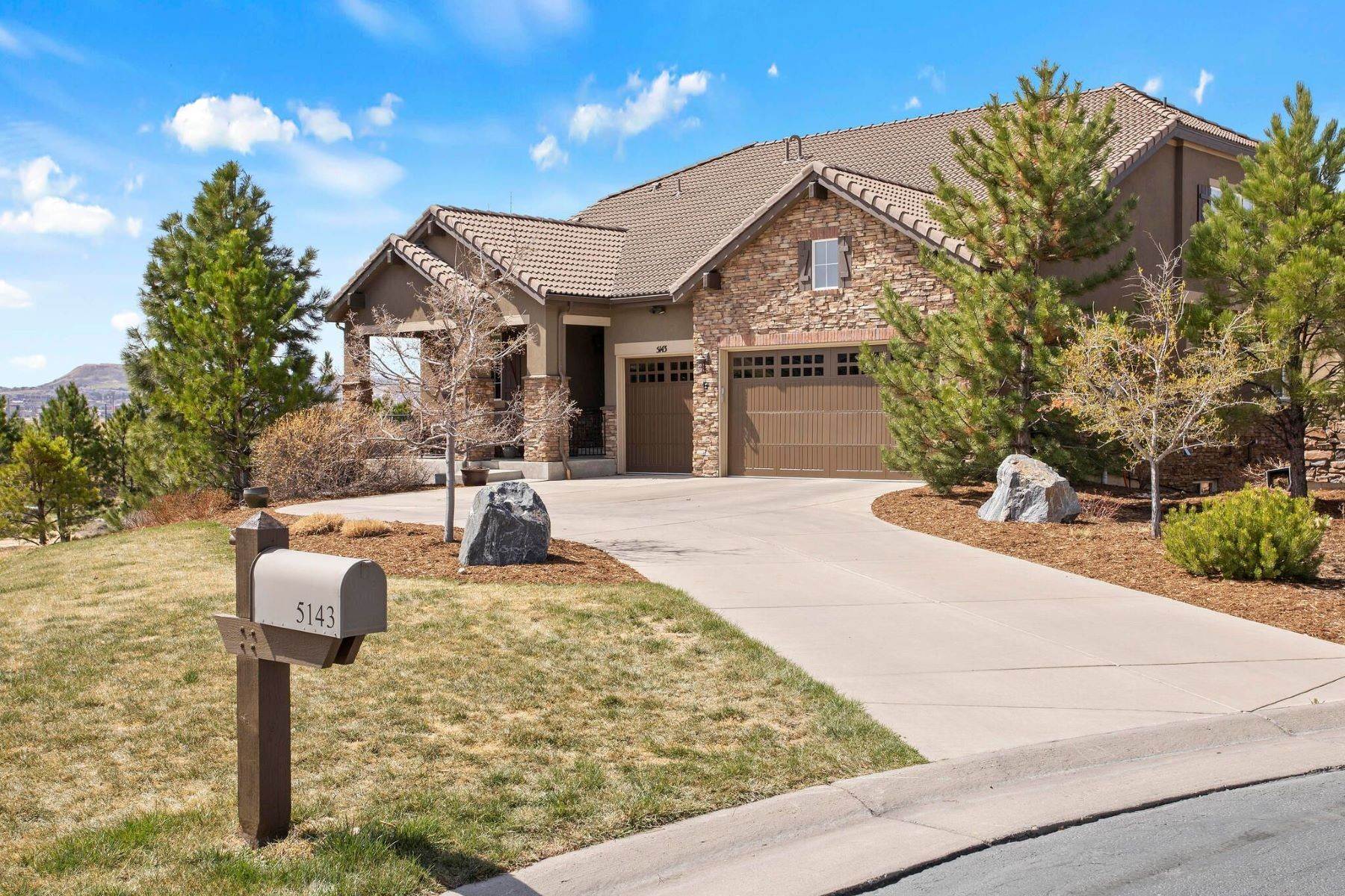 1. Single Family Homes for Active at Mountain contemporary home, designed with indoor outdoor living in mind! 5143 Le Duc Court Castle Rock, Colorado 80108 United States