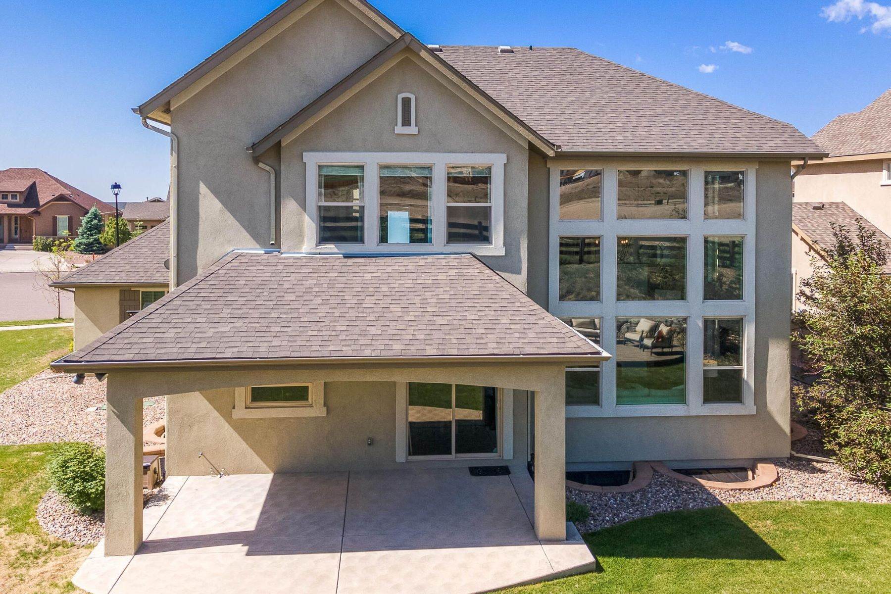 12. Single Family Homes for Active at Ease-filled life awaits with this semi-custom home backing to a greenbelt 5270 Fraser Valley Lane Colorado Springs, Colorado 80924 United States