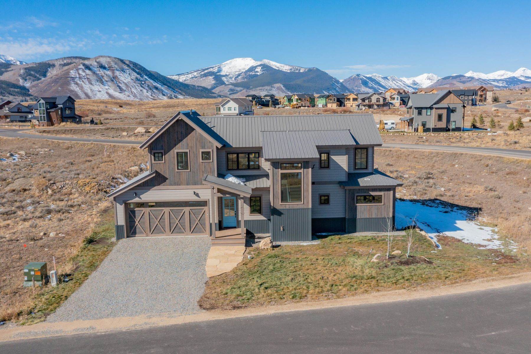 29. Single Family Homes for Active at New Construction Home in Buckhorn Ranch Subdivision / Crested Butte 467 White Stallion Circle Crested Butte, Colorado 81224 United States